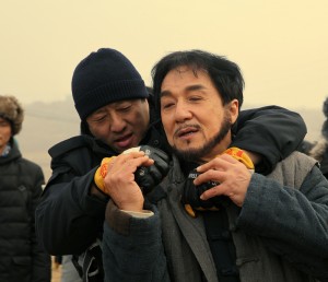 2. Jackie Chan and Director Ding Sheng