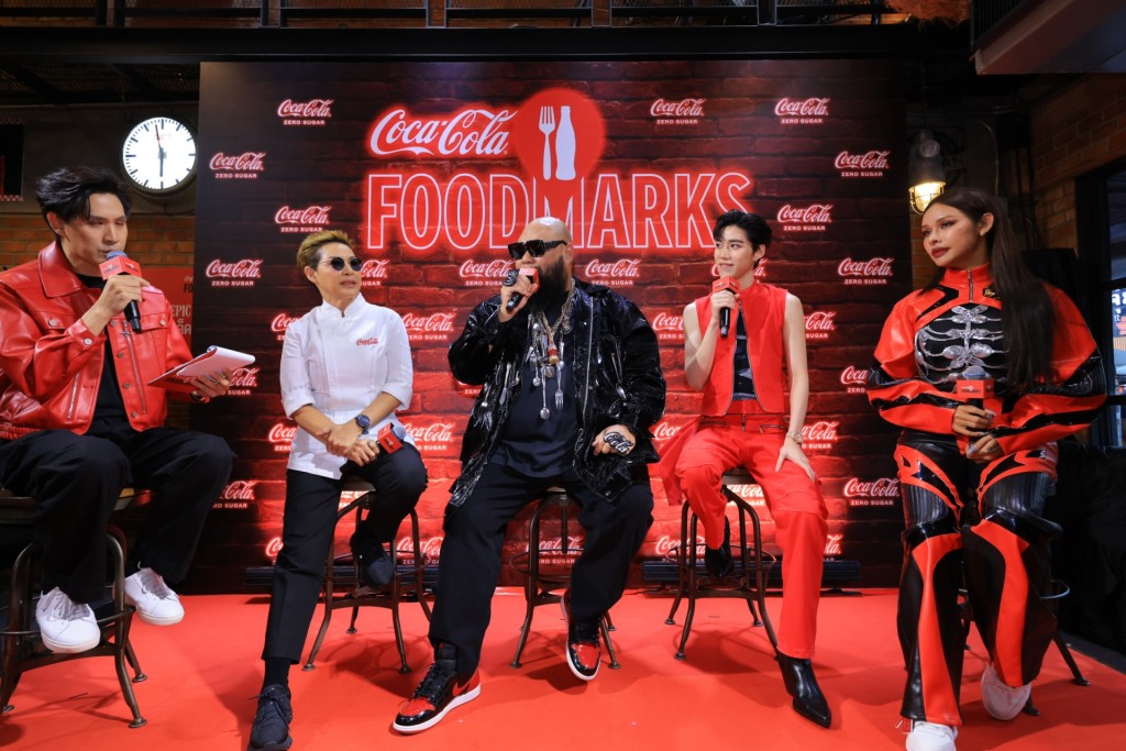 3 เซเลบริตี้ในแคมเปญ COKE Foodmarks และ พีพี-กฤษฎ์ ร่วมพูดคุยบนเวที