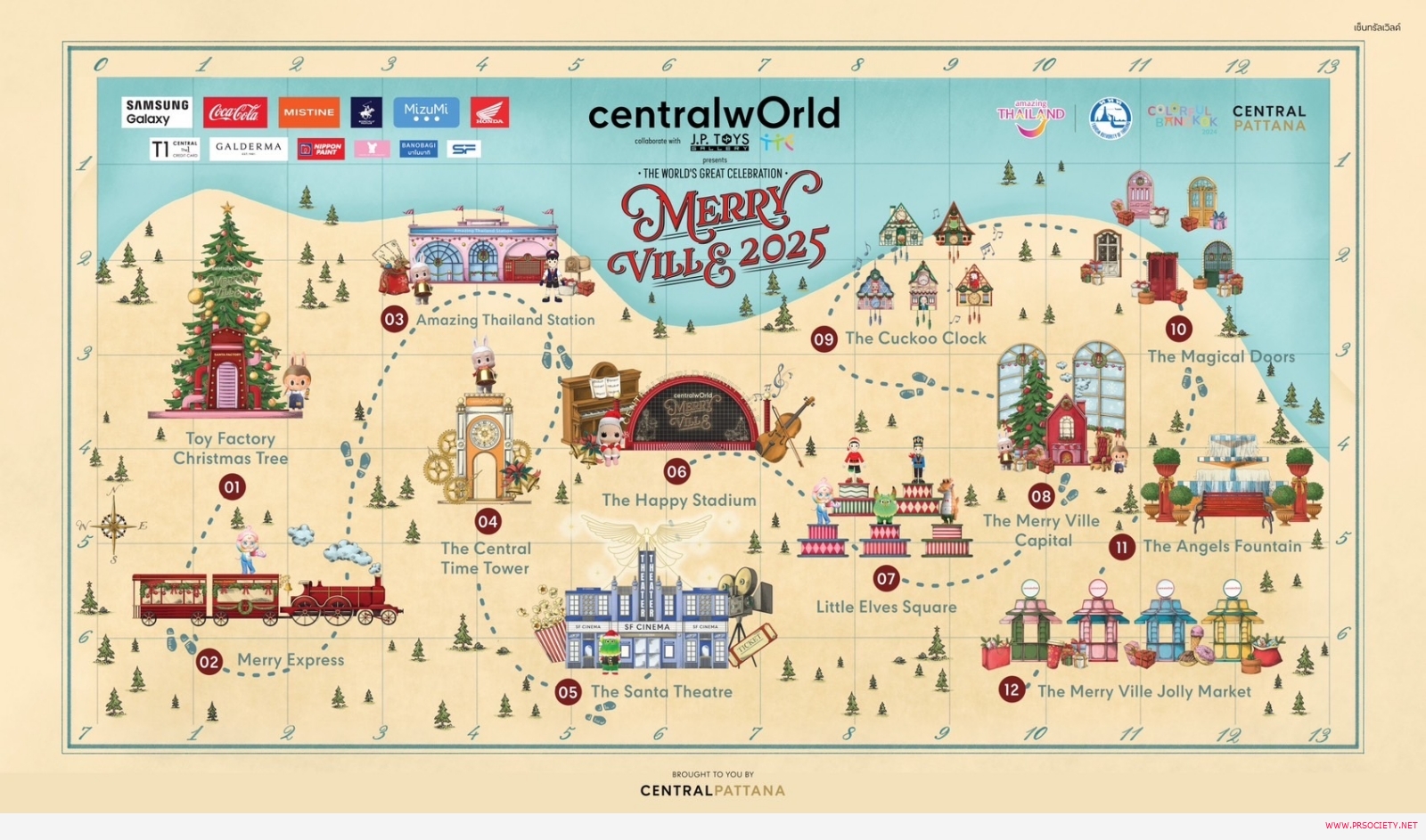 2 Merry Ville Map